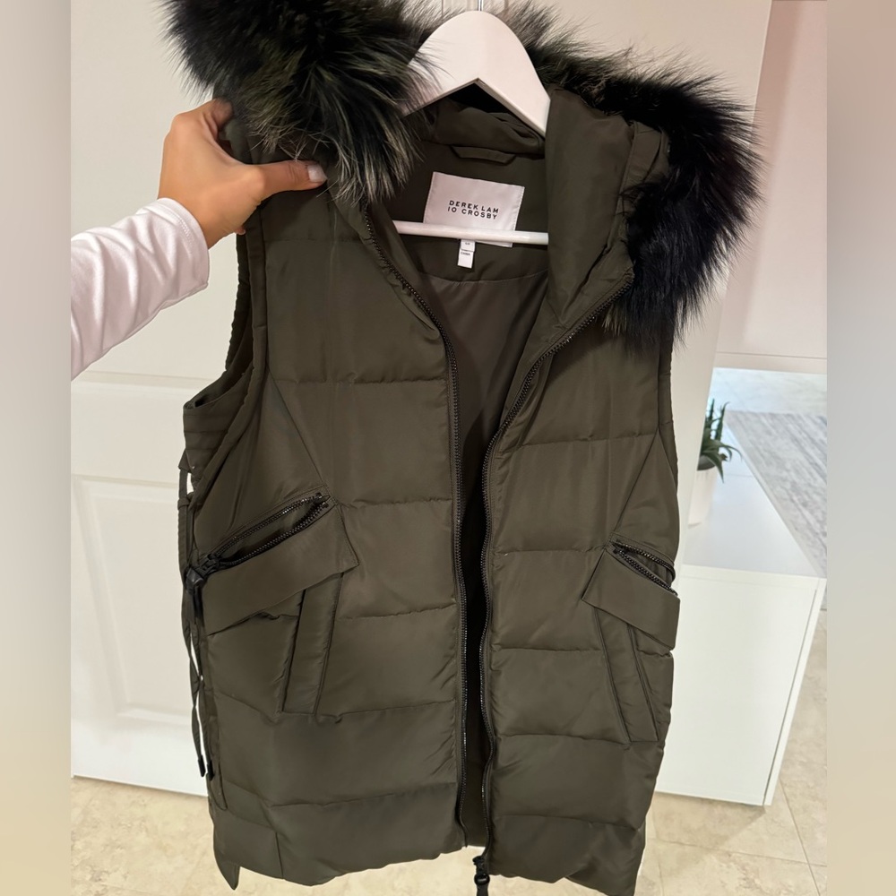 Derek Lam Hooded Vest